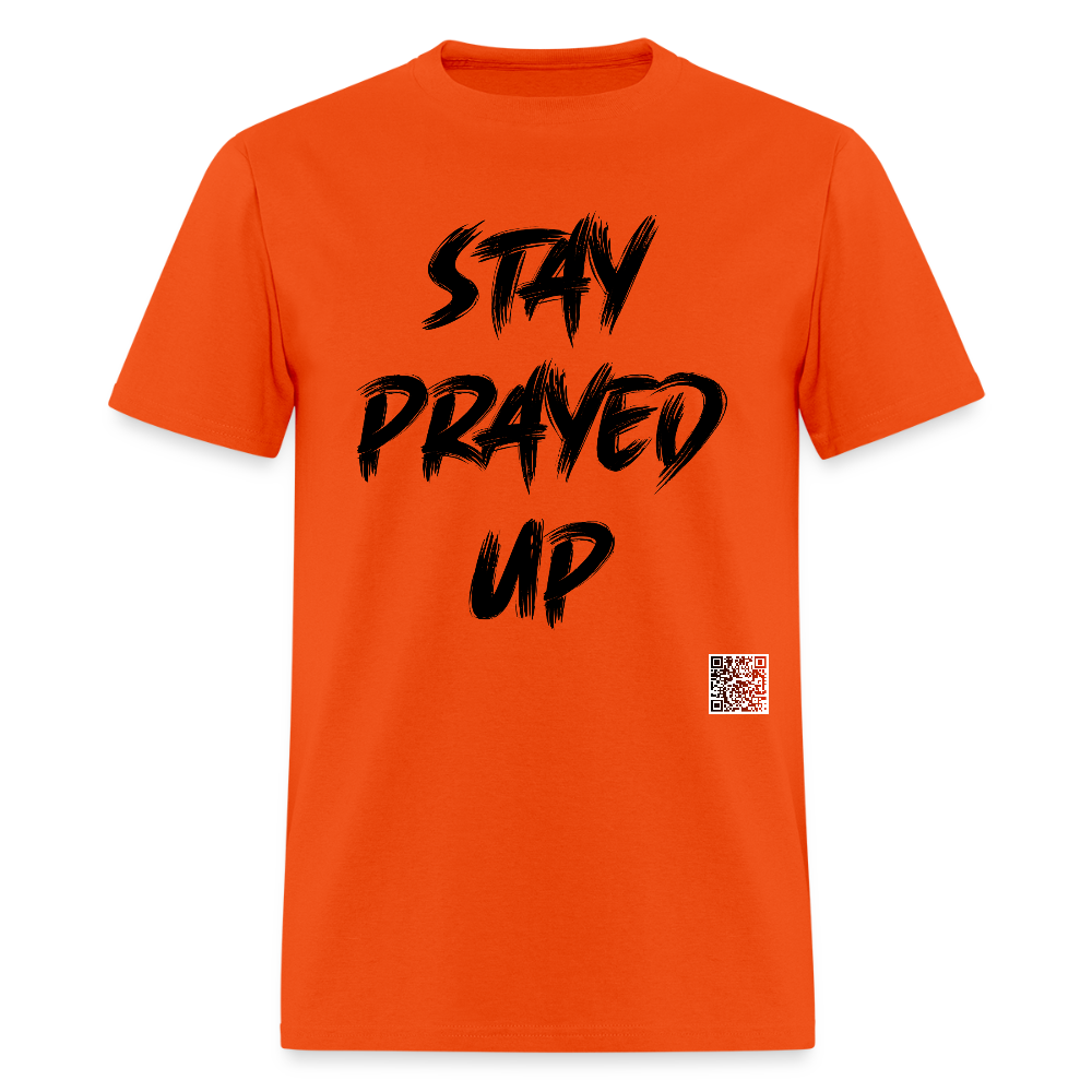 Stay Prayed Up T-Shirt - orange