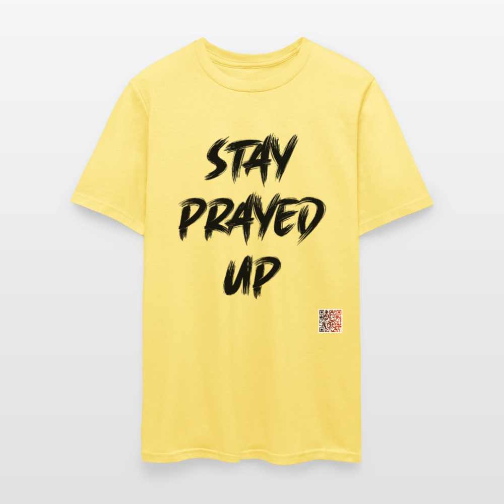 Stay Prayed Up T-Shirt - cornsilk