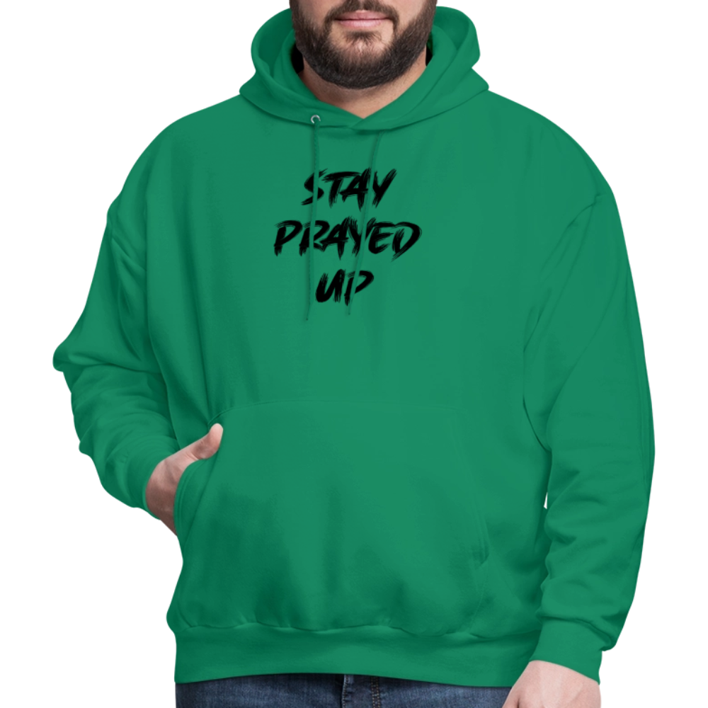 Stay Prayed UpMen's Hoodie - kelly green
