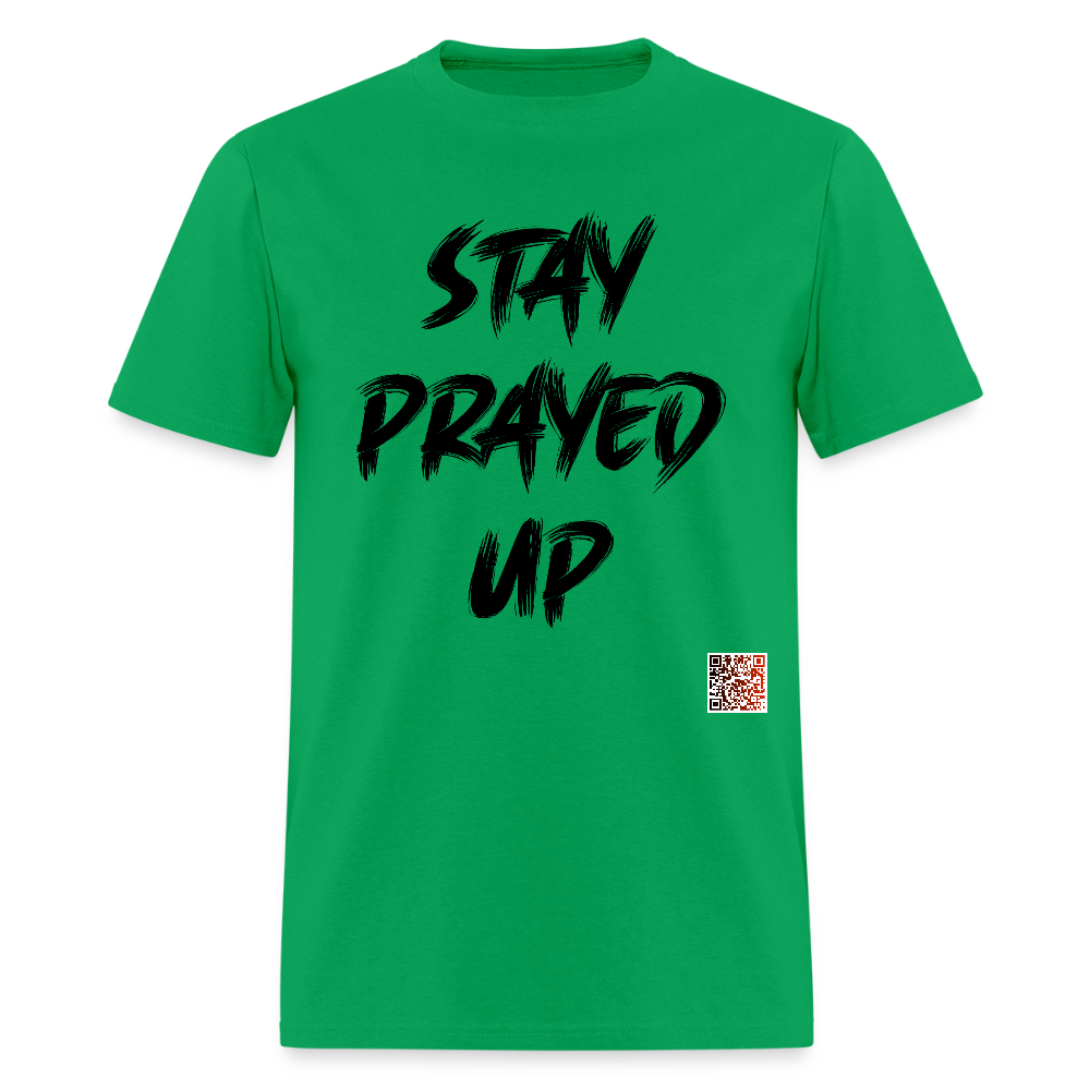 Stay Prayed Up T-Shirt - bright green