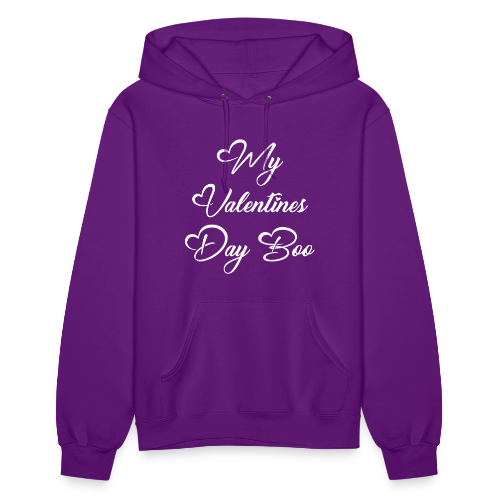 My V-Day Boo Women's Hoodie - purple