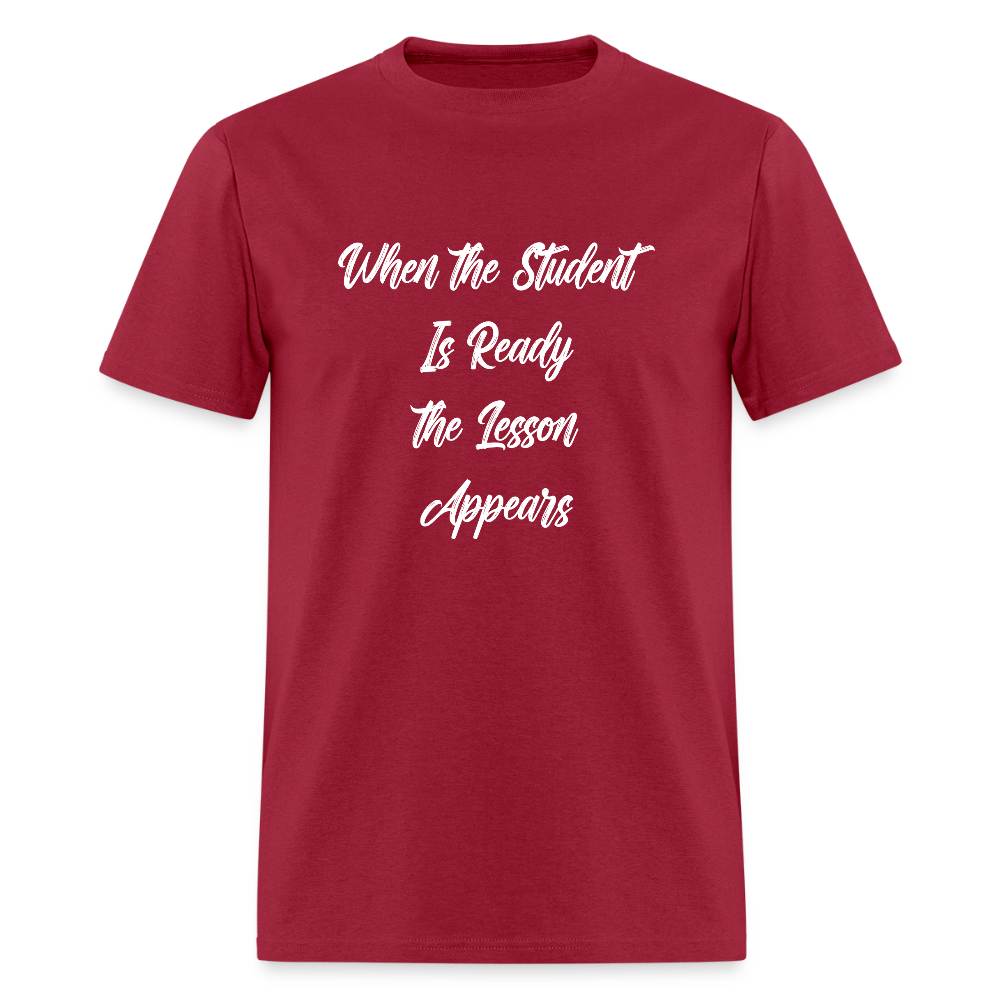 Are you ready? - dark red