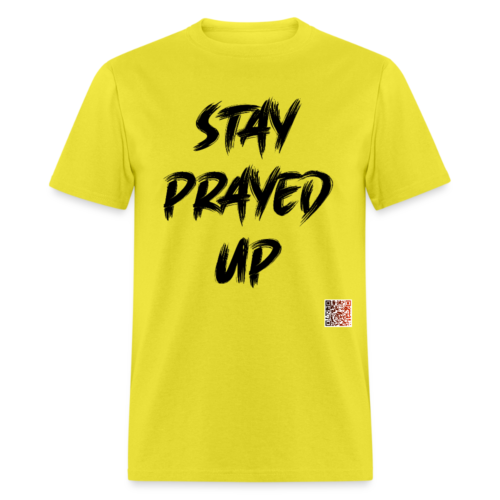 Stay Prayed Up T-Shirt - yellow