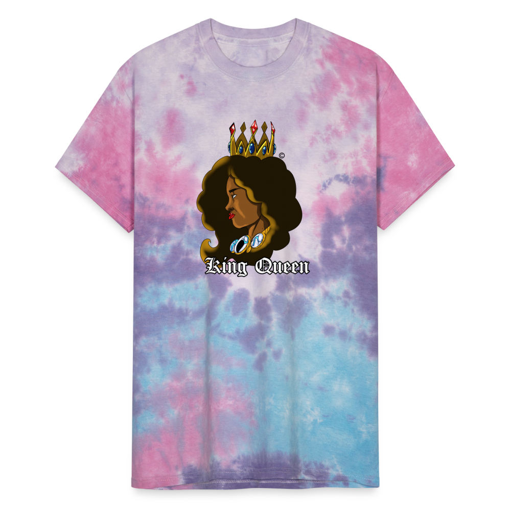 Unisex Tie Dye T-Shirt (Kind Queen) - cotton candy