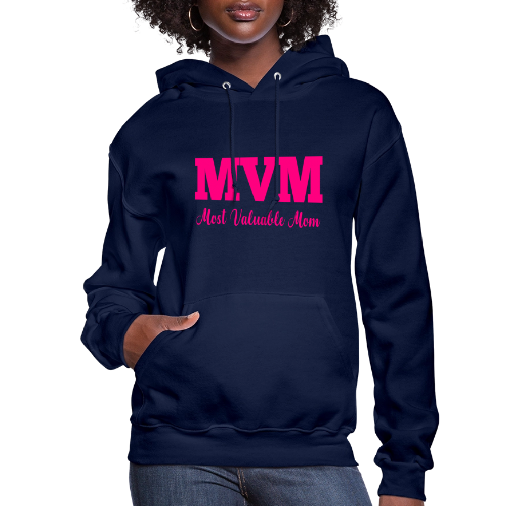 Most Valuable Mom (MVM) Women's Hoodie - navy