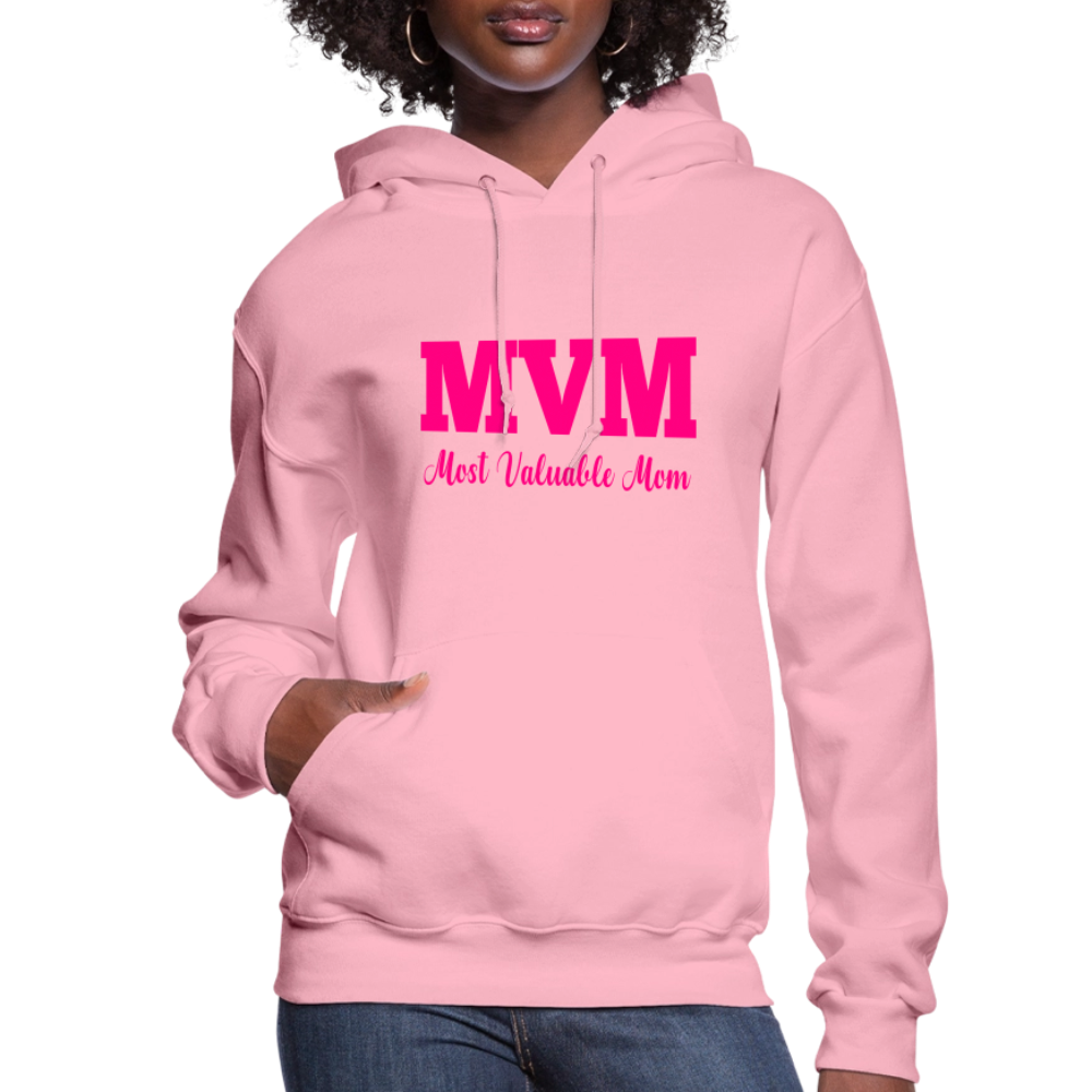Most Valuable Mom (MVM) Women's Hoodie - classic pink