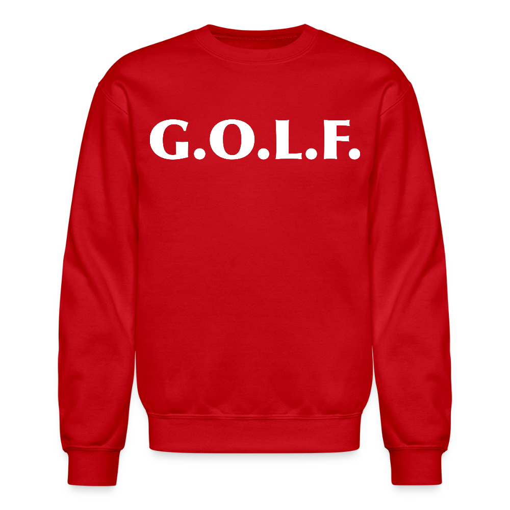 G.O.L.F. Crewneck Sweatshirt - red