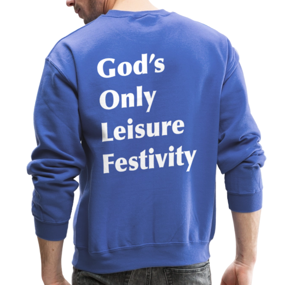G.O.L.F. Crewneck Sweatshirt - royal blue