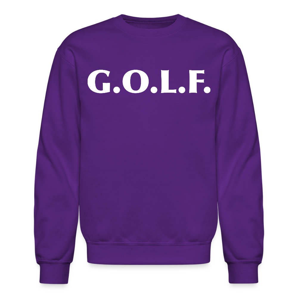 G.O.L.F. Crewneck Sweatshirt - purple