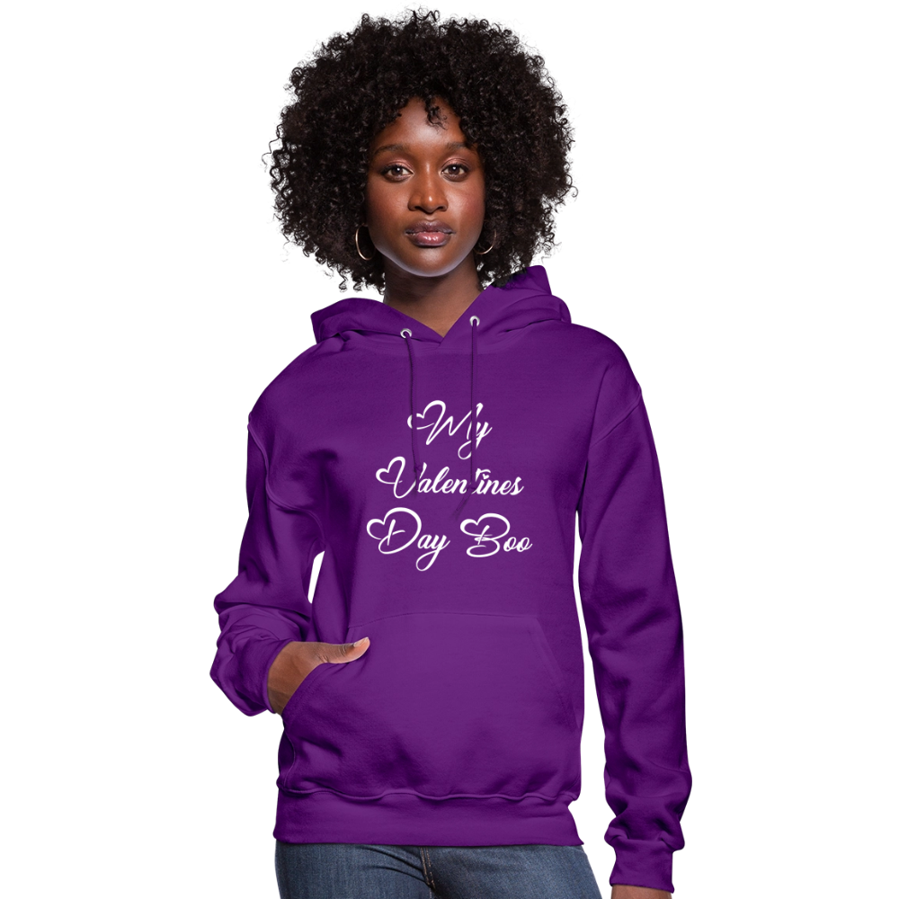 My V-Day Boo Women's Hoodie - purple