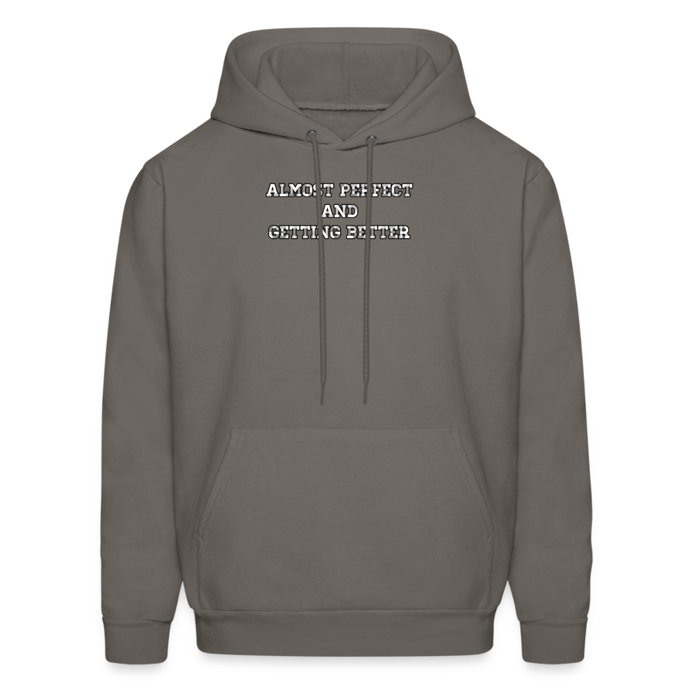 Almost Perfect Men's Hoodie - asphalt gray