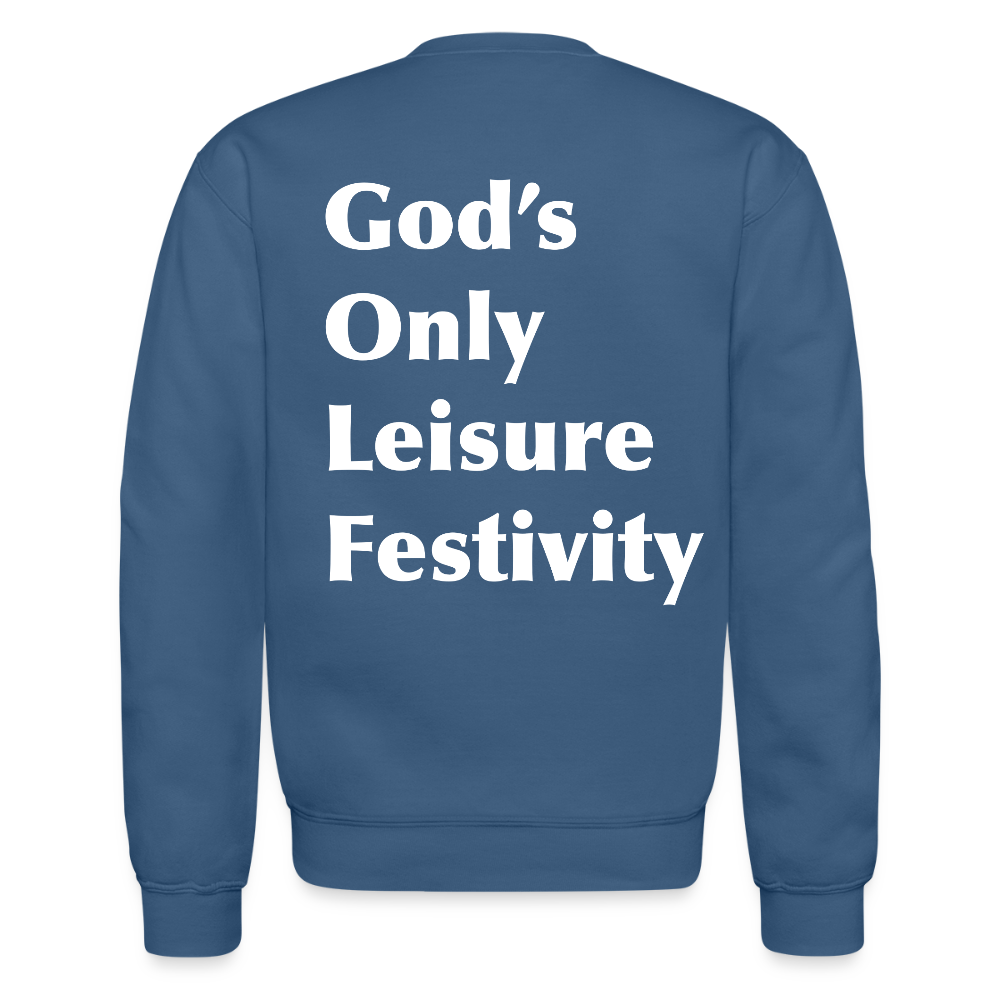 G.O.L.F. Crewneck Sweatshirt - indigo blue