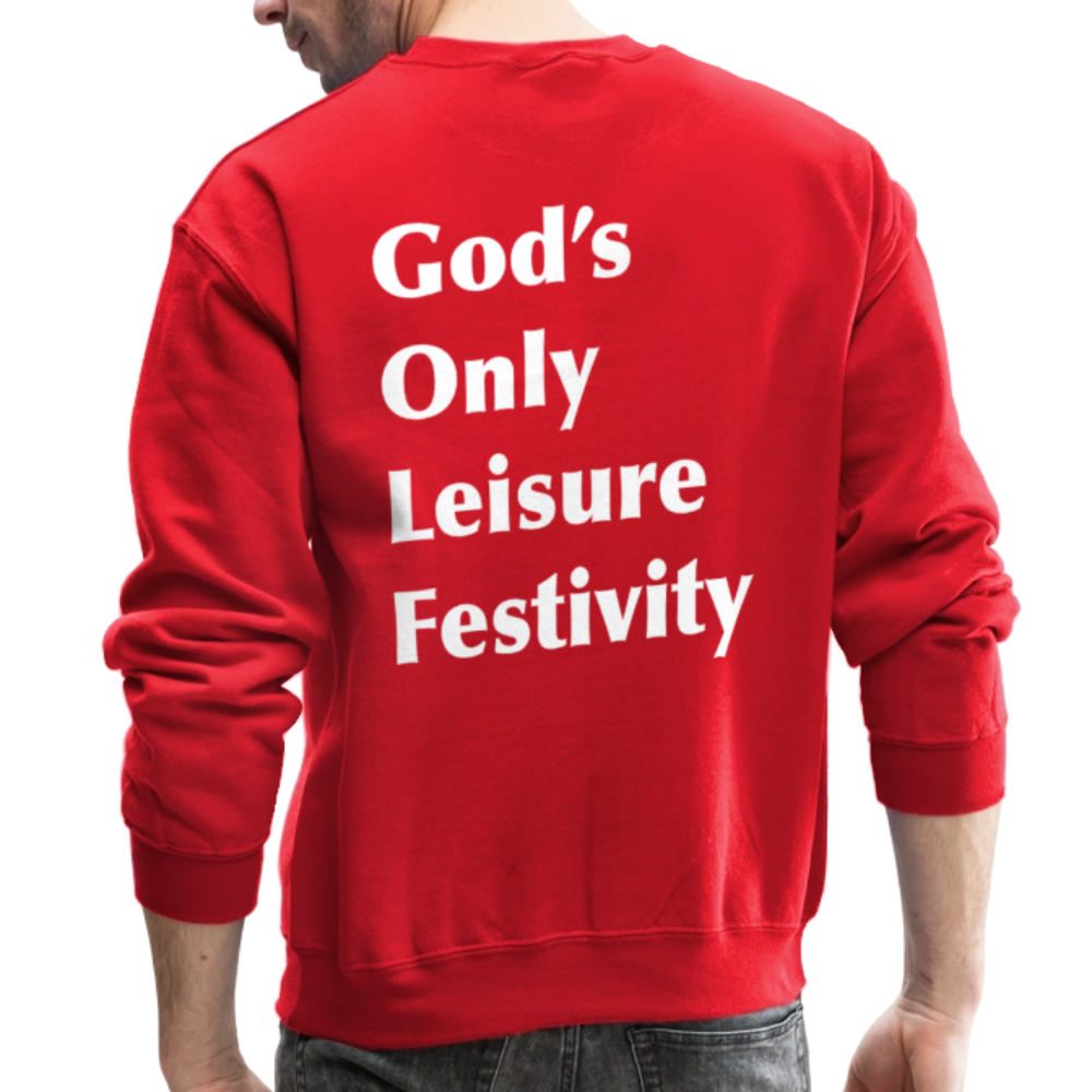 G.O.L.F. Crewneck Sweatshirt - red