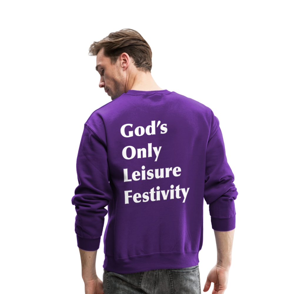 G.O.L.F. Crewneck Sweatshirt - purple