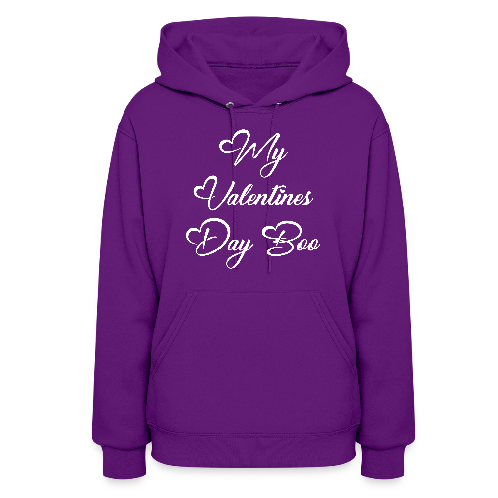 My V-Day Boo Women's Hoodie - purple