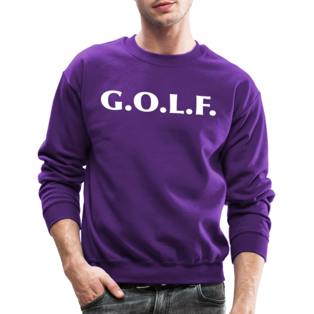 G.O.L.F. Crewneck Sweatshirt - purple