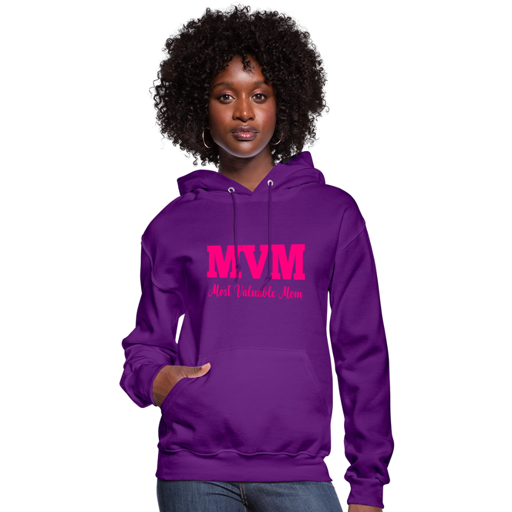 Most Valuable Mom (MVM) Women's Hoodie - purple