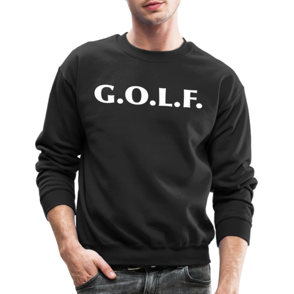 G.O.L.F. Crewneck Sweatshirt - black