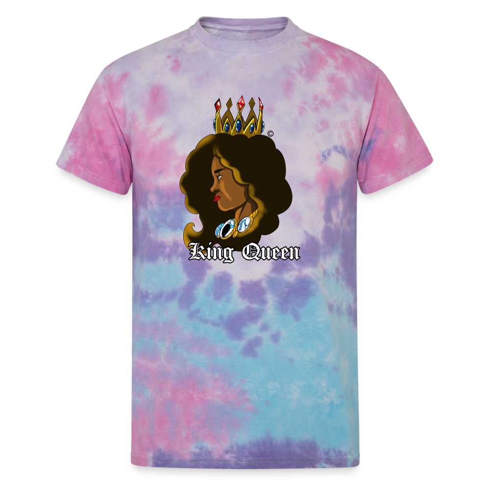 Unisex Tie Dye T-Shirt (Kind Queen) - cotton candy