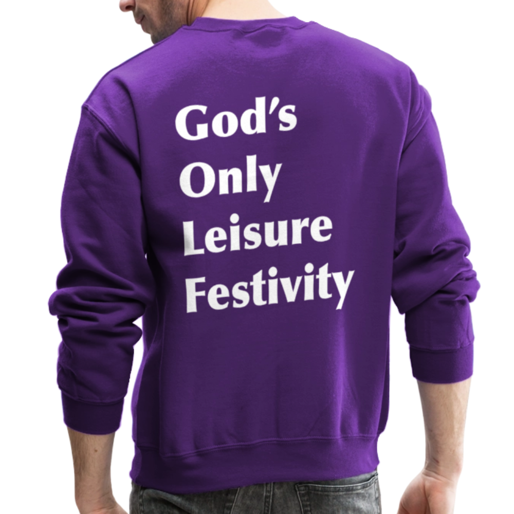 G.O.L.F. Crewneck Sweatshirt - purple