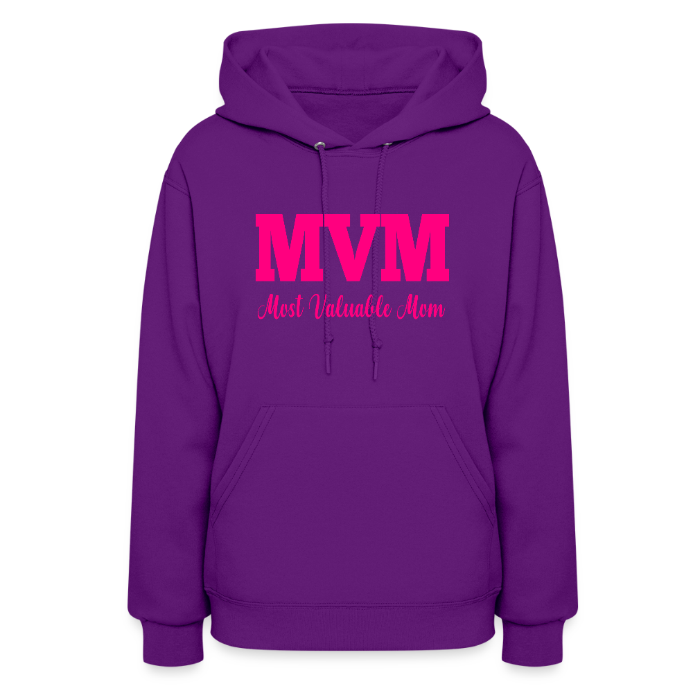 Most Valuable Mom (MVM) Women's Hoodie - purple