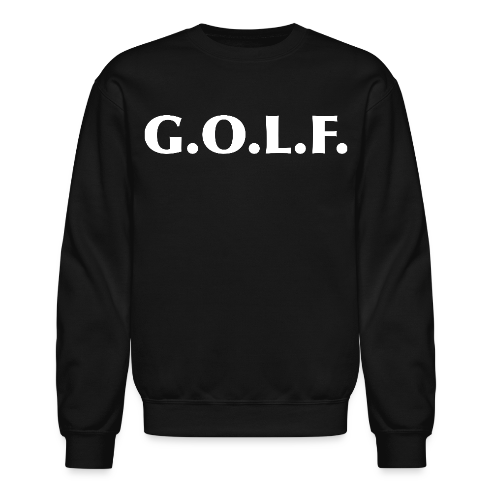 G.O.L.F. Crewneck Sweatshirt - black