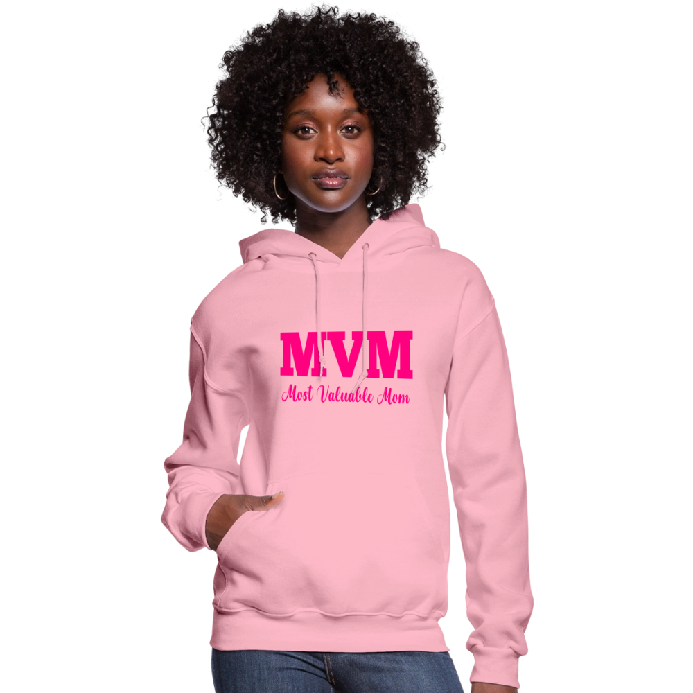 Most Valuable Mom (MVM) Women's Hoodie - classic pink