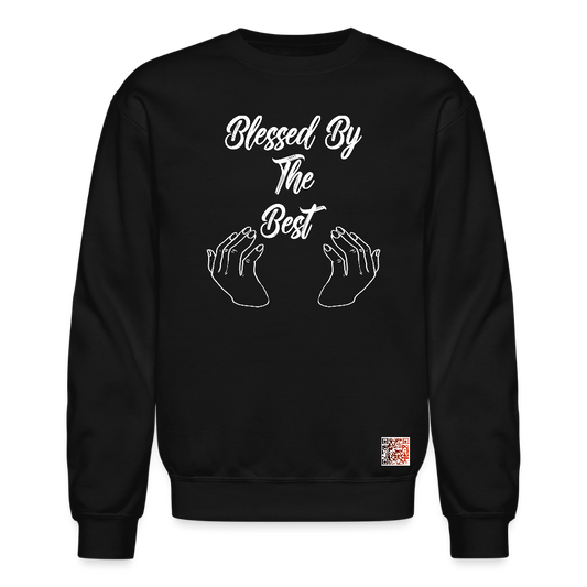 Blessed by the Best Unisex Sweatshirt - black