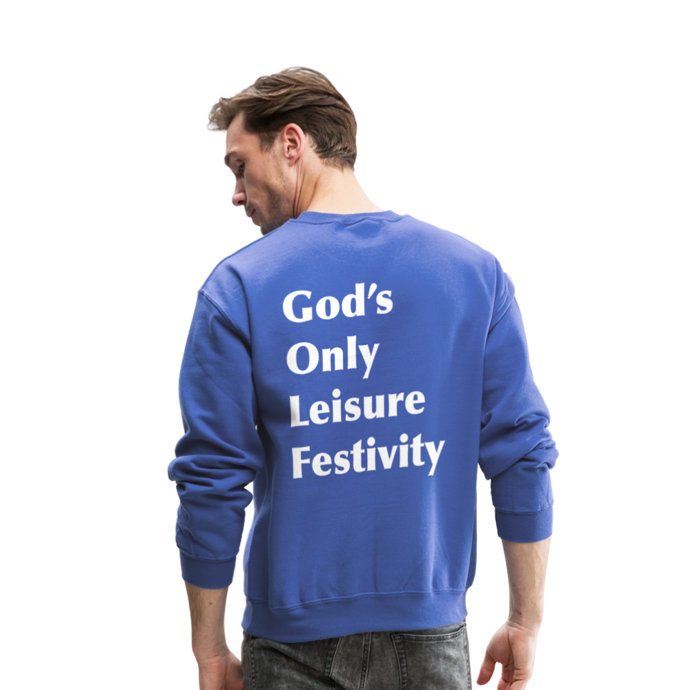 G.O.L.F. Crewneck Sweatshirt - royal blue