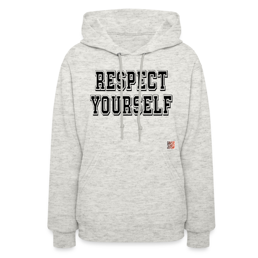 Respect Yourself Crewneck Sweatshirt - heather oatmeal