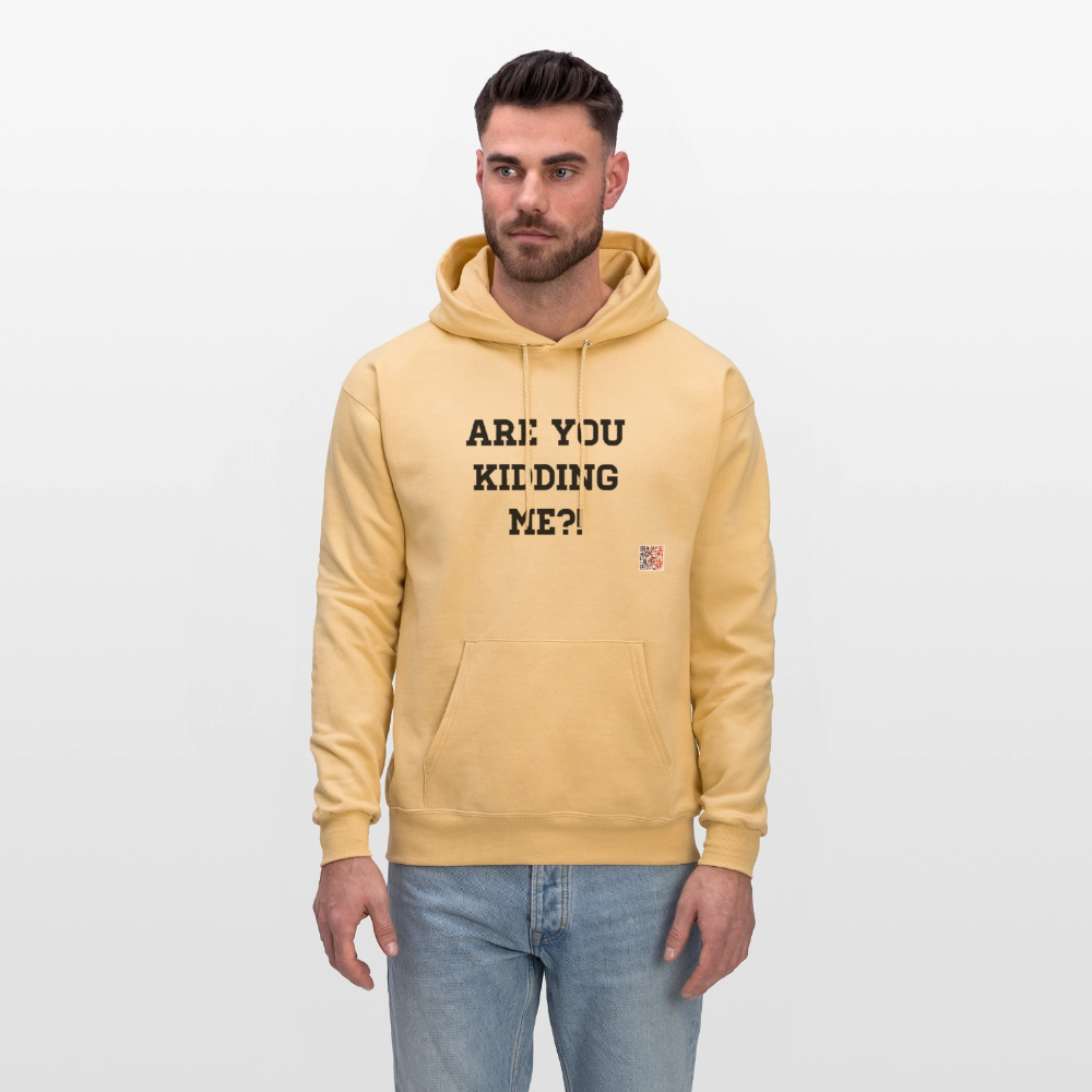 Are you kidding me?! Hoodie - light gold 