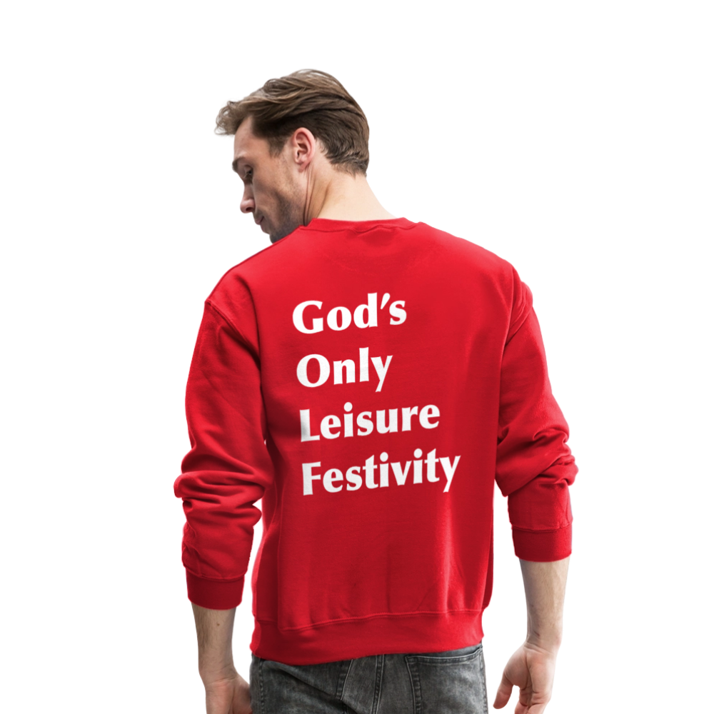 G.O.L.F. Crewneck Sweatshirt - red