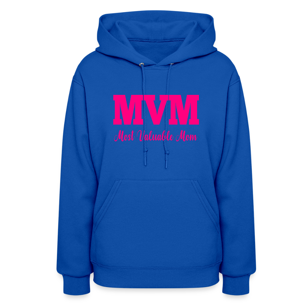 Most Valuable Mom (MVM) Women's Hoodie - royal blue