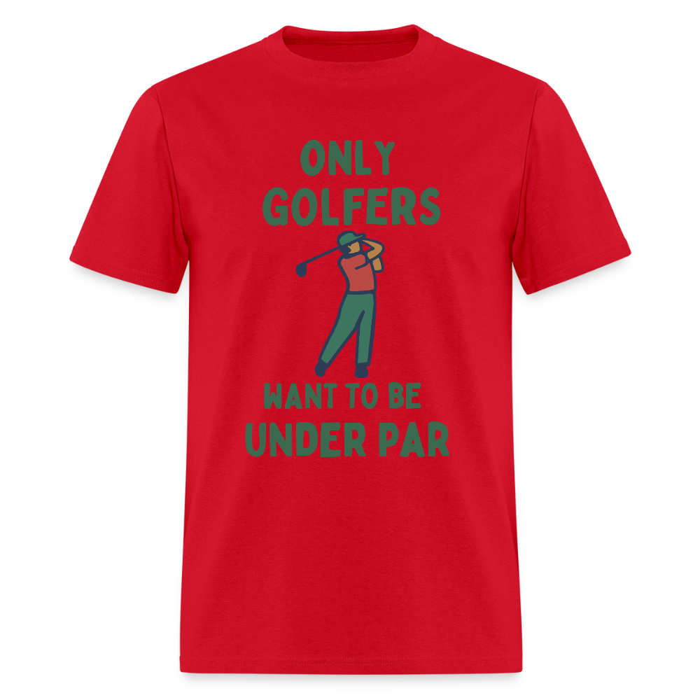 Only Golfers Men's Hoodie - red