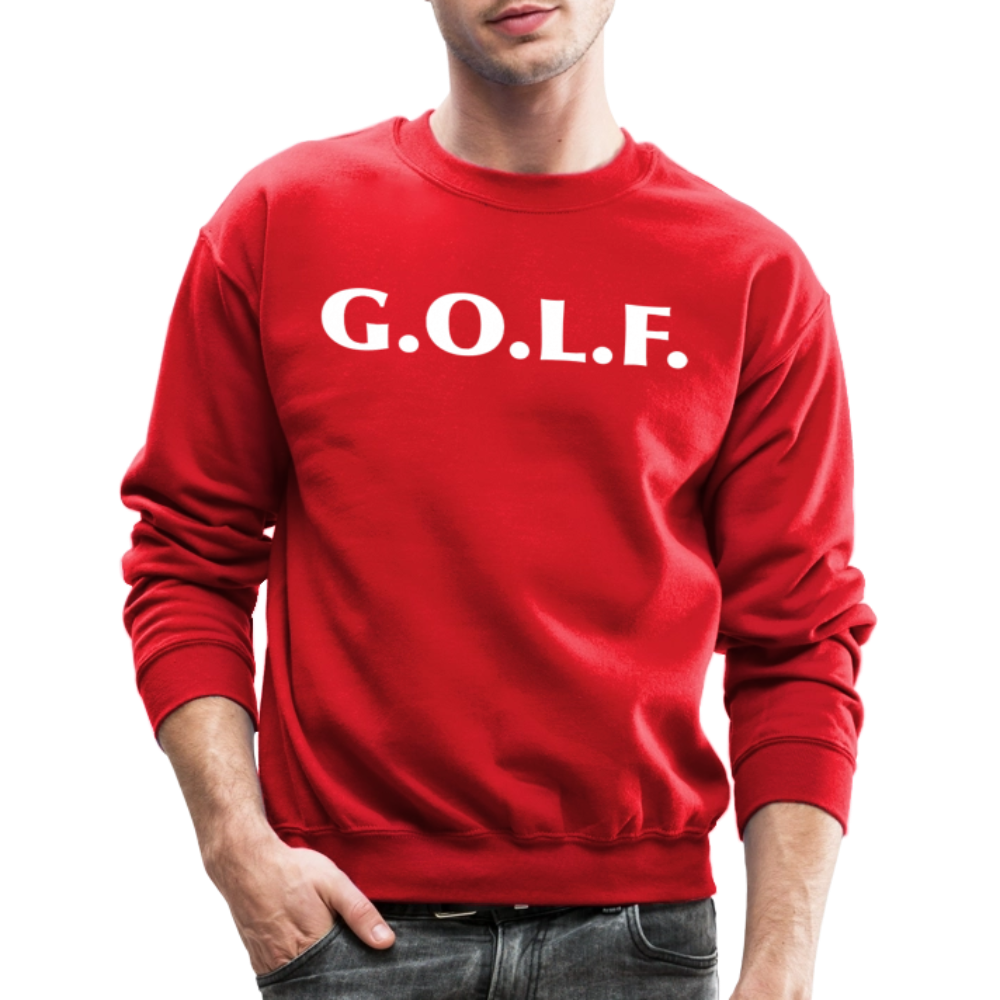 G.O.L.F. Crewneck Sweatshirt - red