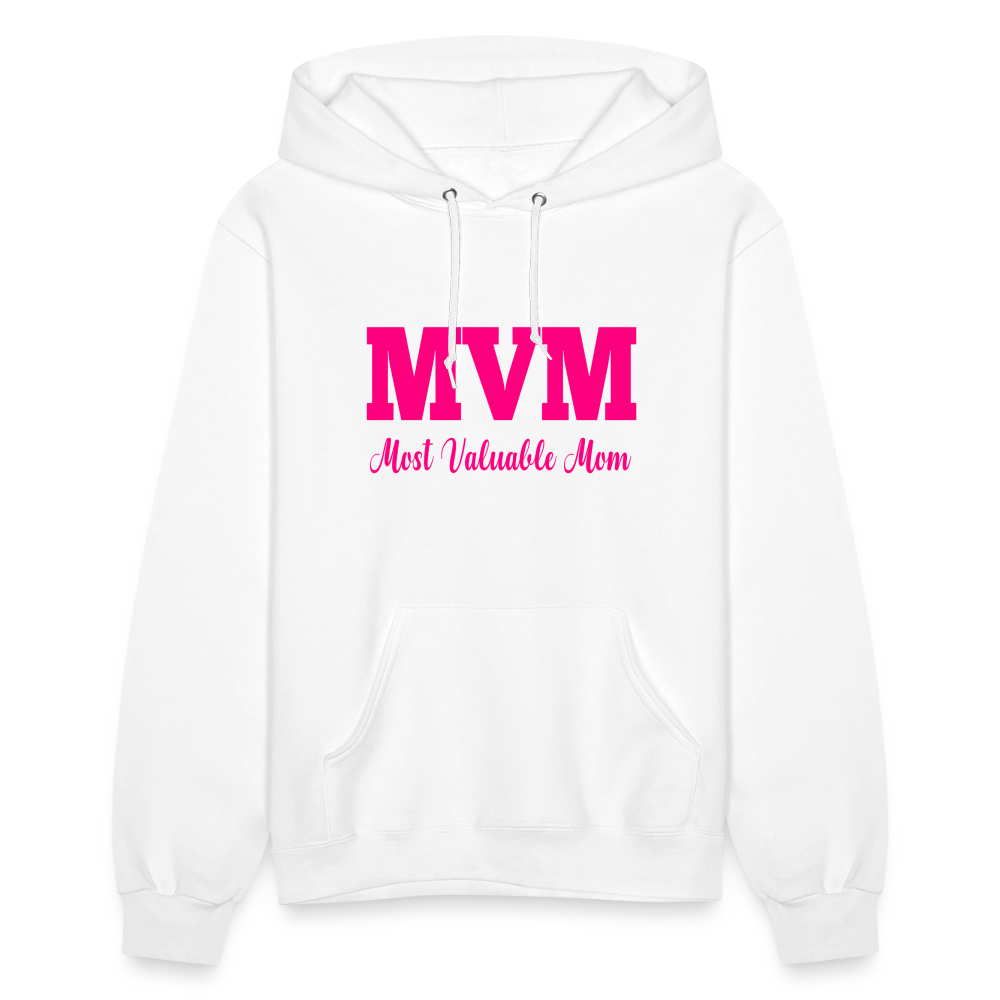 Most Valuable Mom (MVM) Women's Hoodie - white