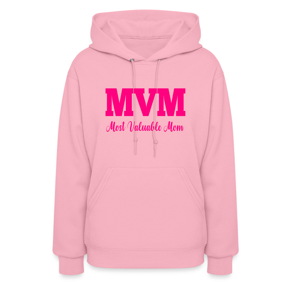 Most Valuable Mom (MVM) Women's Hoodie - classic pink