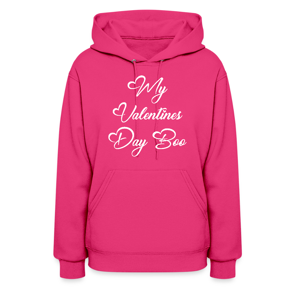 My V-Day Boo Women's Hoodie - fuchsia