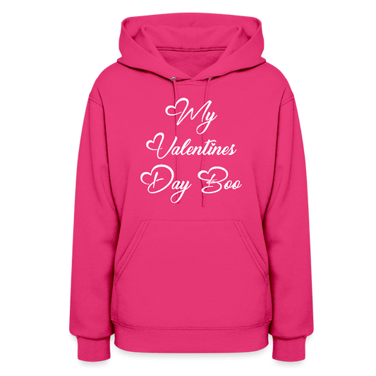 My V-Day Boo Women's Hoodie - fuchsia