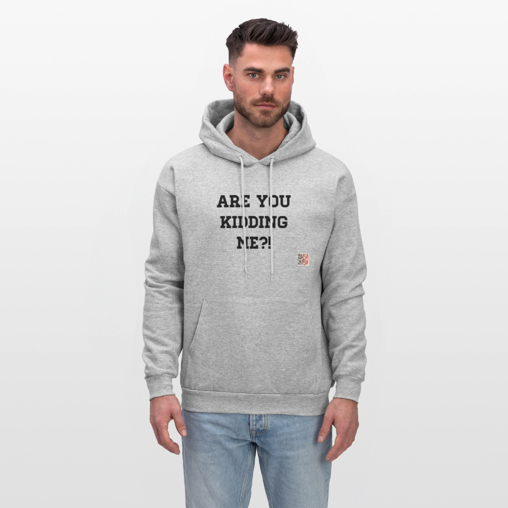 Are you kidding me?! Hoodie - heather gray