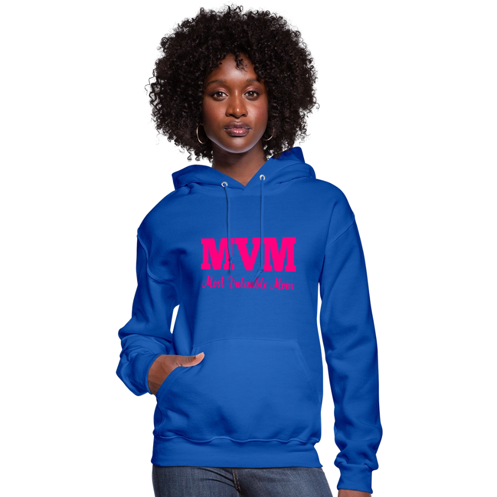 Most Valuable Mom (MVM) Women's Hoodie - royal blue