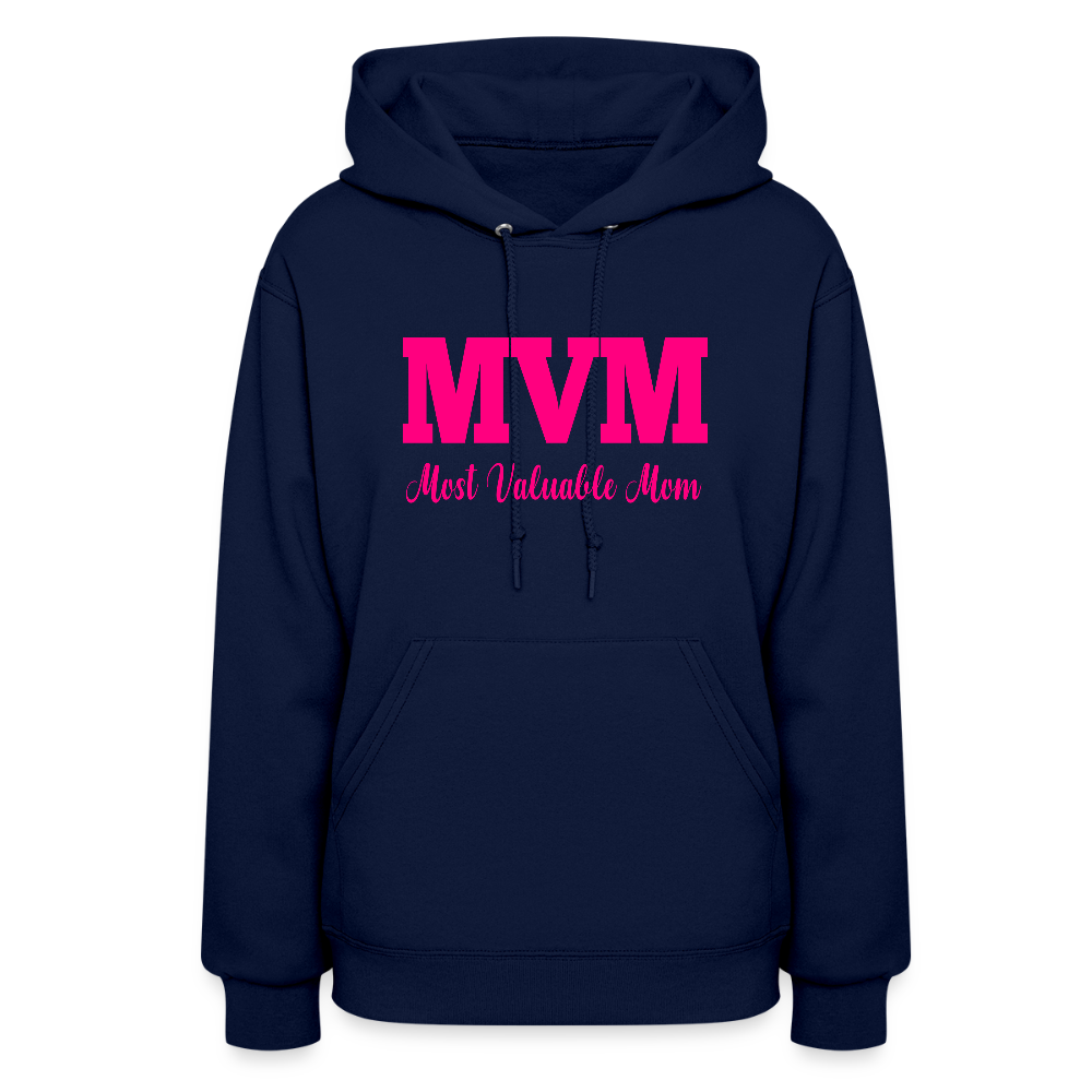 Most Valuable Mom (MVM) Women's Hoodie - navy