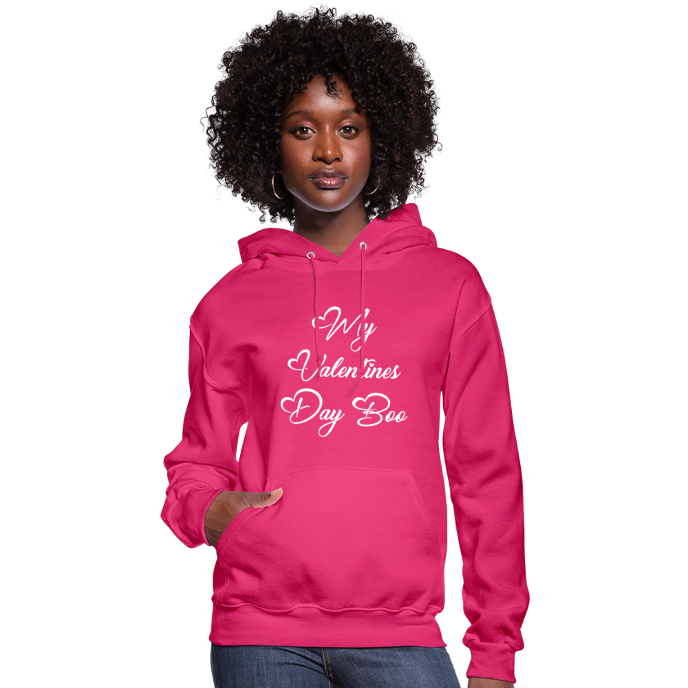 My V-Day Boo Women's Hoodie - fuchsia