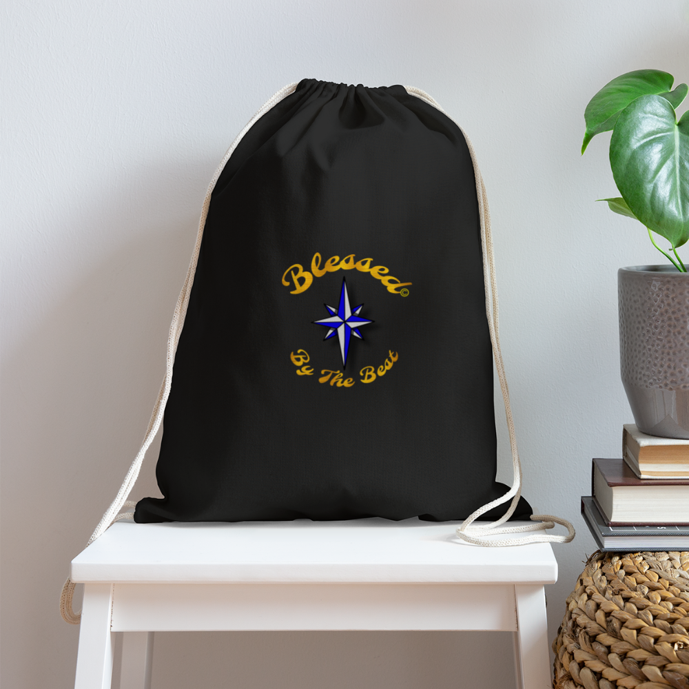 Cotton Drawstring Bag (BBTB) - black