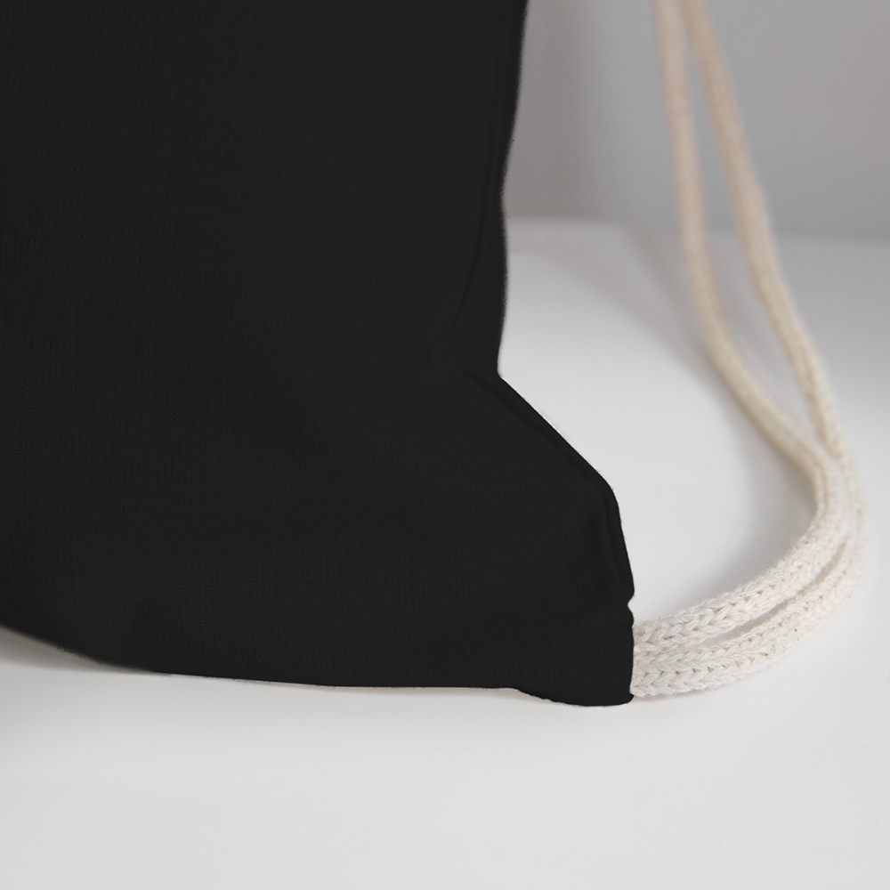 Cotton Drawstring Bag (BBTB) - black