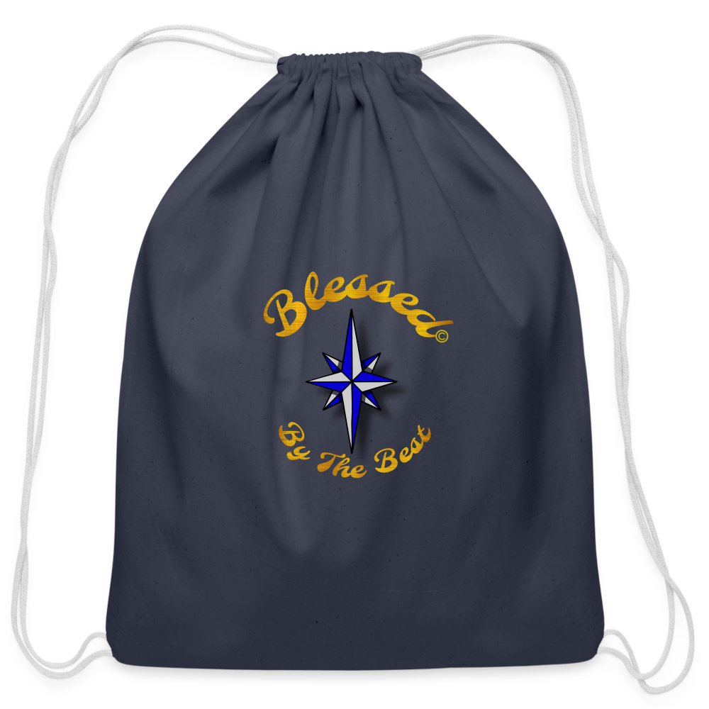 Cotton Drawstring Bag (BBTB) - navy