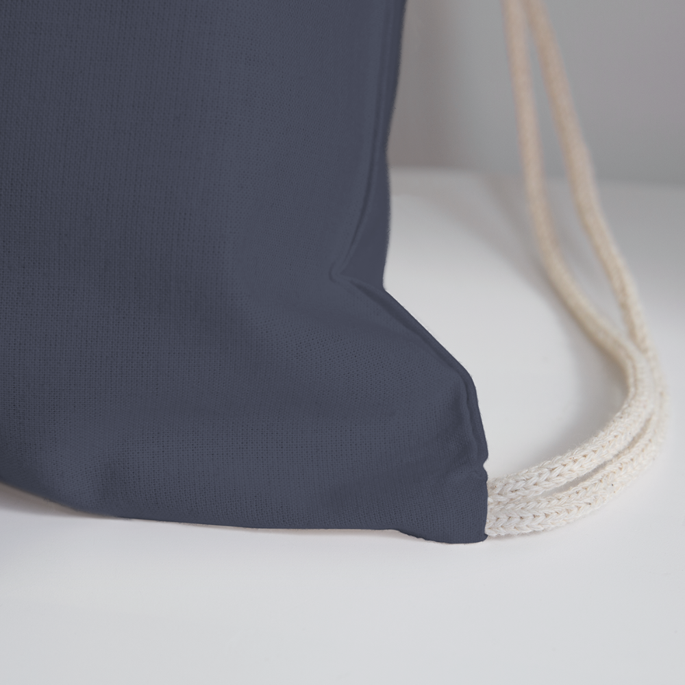 Cotton Drawstring Bag (BBTB) - navy