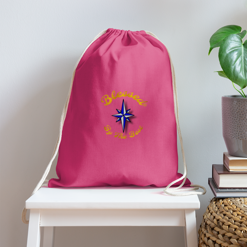 Cotton Drawstring Bag (BBTB) - pink