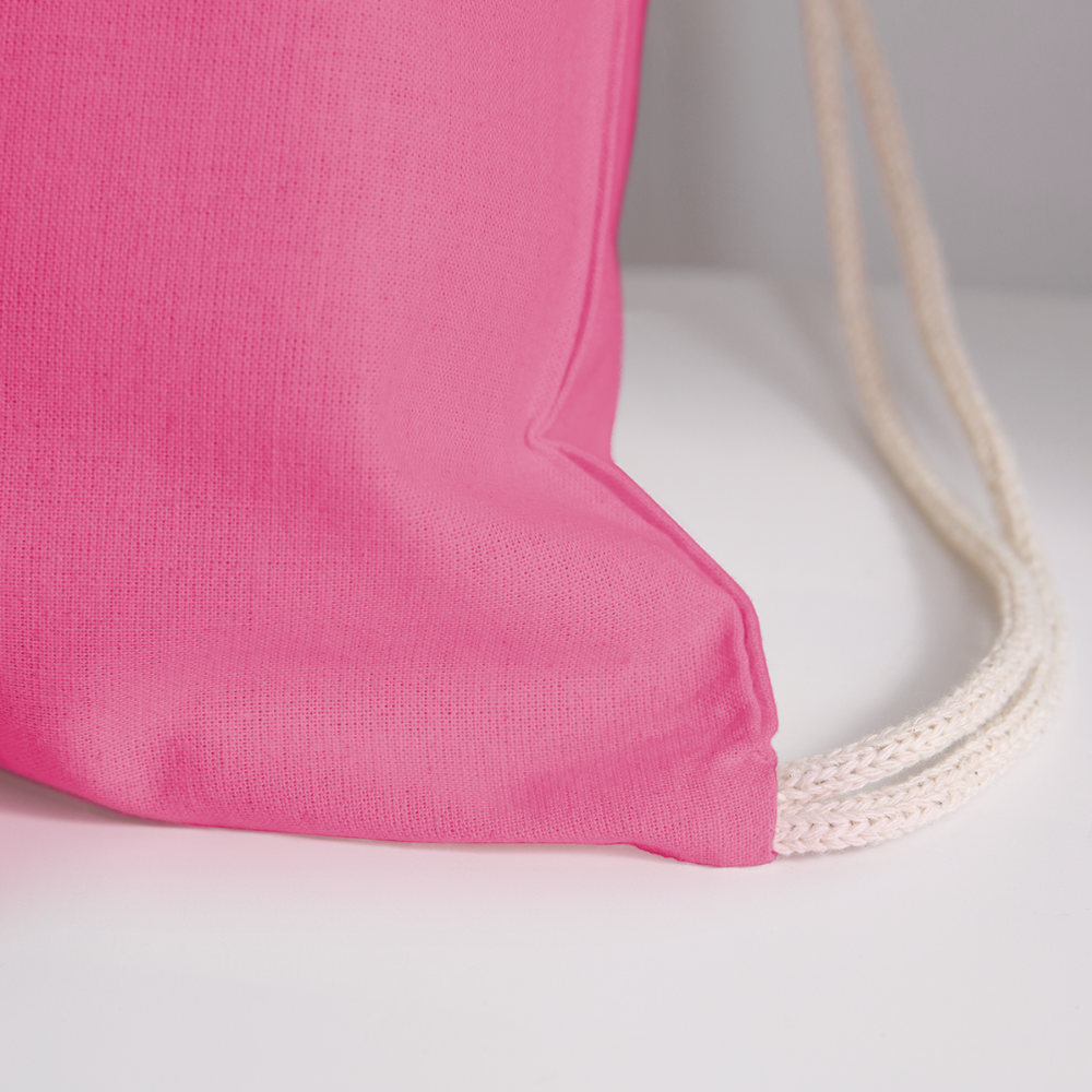 Cotton Drawstring Bag (BBTB) - pink