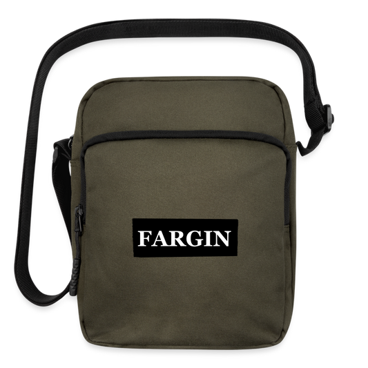 Upright Crossbody Bag (Fargin) - olive